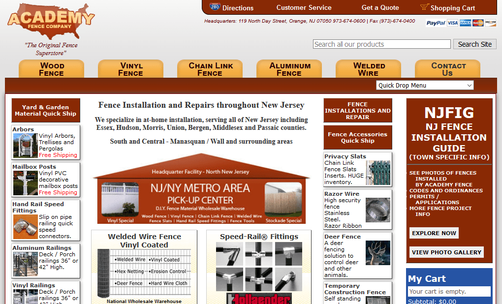 USA - New Jersey - Fence Installation & repair customers Email list (internal data from academyfence.com) 24.200 Emails